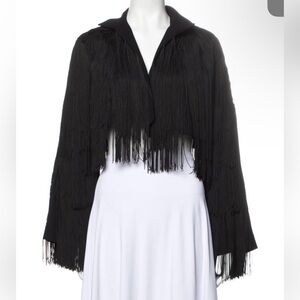 Rachel Comey Black Fringe Jacket